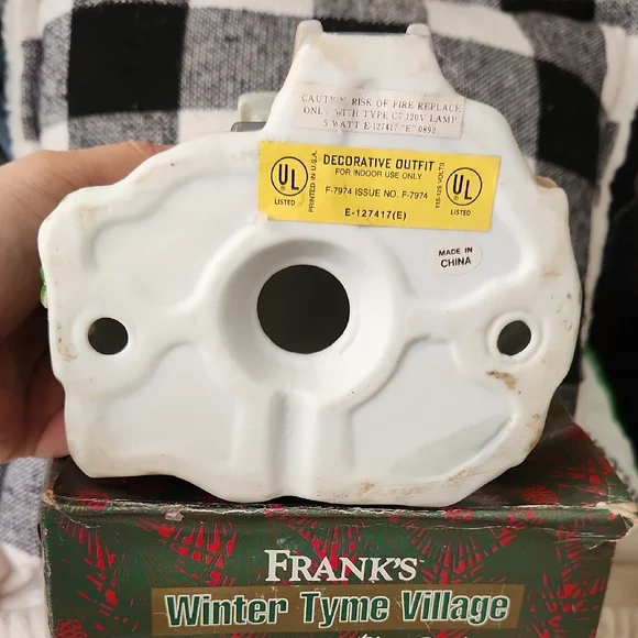 Vintage Winter Tyme Village Library Christmas Village - Picture 7 of 7